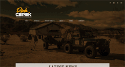 Desktop Screenshot of dickcepek.com